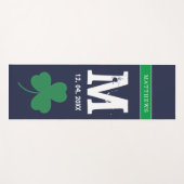 Personalisierter Mongram Yogamatte (Vorderseite (Horizontal))