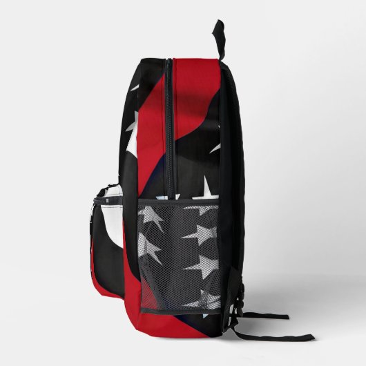 Personalisierter Monogram Firefighter mit dünner r Bedruckter Rucksack (Rechts)