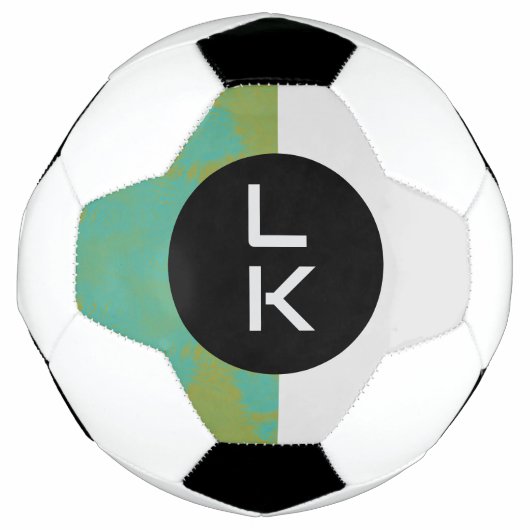Personalisierter Monogram-Fußballball Fußball (Vorderseite)