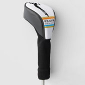 Personalisierter Monogram Golf Swing Golf He Headcover (angewinkelt)