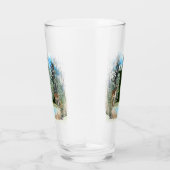 Personalisierter Monogram Letter L Glas (Rechts)