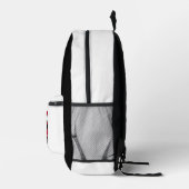 Personalisierter Monogram Name Golf Cart Bedruckter Rucksack (Rechts)