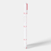 Personalisierter Monogram Name Minimal Stilvoll ro Case-Mate iPhone Hülle (Rückseite / Rechts)