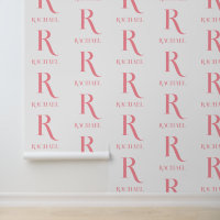 Personalisierter Monogram Name Minimal Stilvoll ro