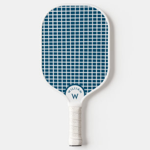 Personalisierter Monogram Name Pickleball String B Schläger