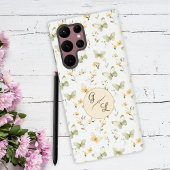 Personalisierter Monogram Spring Butterfly Samsung Galaxy Hülle