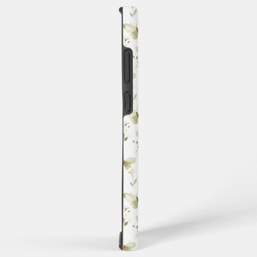 Personalisierter Monogram Spring Butterfly Samsung Galaxy Hülle (Rechte Seite)