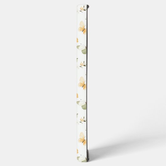 Personalisierter Monogram Spring Butterfly Samsung Galaxy Hülle (Linke Seite)