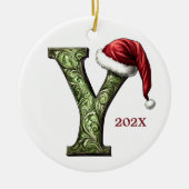 Personalisierter Monogram Weihnachtsschmuck (Vorne)