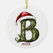 Personalisierter Monogram Weihnachtsschmuck (Vorne)