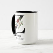 Personalisierter Monogramm-Alphabet-Becher für HR- Tasse (Vorderseite Links)