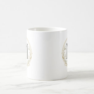 personalisierter Monogramm-Becher Kaffeetasse