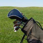 Personalisierter monogramm-blauer Golfkopfdeckel Golf Headcover (In SItu)