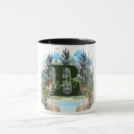 Personalisierter Monogramm-Buchstaben B Tasse