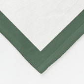 Personalisierter Monogramm-Buchstaben D Fleecedecke (Ecke)