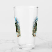 Personalisierter Monogramm-Buchstaben O Glas (Links)