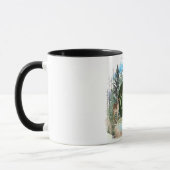 Personalisierter Monogramm-Buchstaben O Tasse (Links)