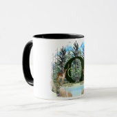 Personalisierter Monogramm-Buchstaben O Tasse (Vorderseite Links)
