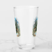 Personalisierter Monogramm-Buchstaben Q Glas (Rechts)