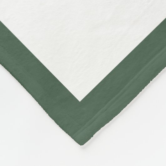 Personalisierter Monogramm-Buchstaben U Fleecedecke (Ecke)