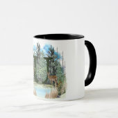 Personalisierter Monogramm-Buchstaben U Tasse (VorderseiteRechts)