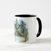 Personalisierter Monogramm-Buchstaben X Tasse (VorderseiteRechts)