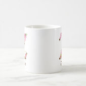 Personalisierter Monogramm floraler Letter Z Kaffeetasse (Mittel)
