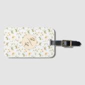 Personalisierter Monogramm Frühlingsschmetterling Gepäckanhänger (Vorderseite (Horizontal))