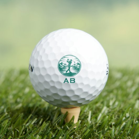 Personalisierter Monogramm-Golf Golfball (Insitu T-Shirt)