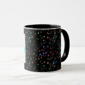 Personalisierter Monogramm-Kaffeebecher Tasse (VorderseiteRechts)