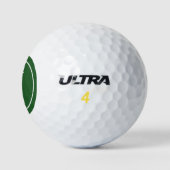 Personalisierter Monogramm-Letter der Classic Gree Golfball (Logo)