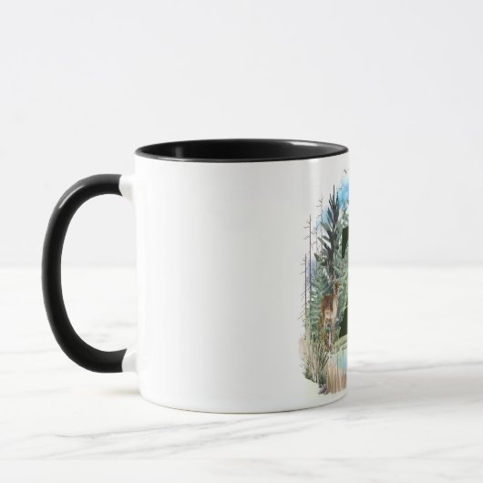 Personalisierter Monogramm-Letter Z Tasse (Links)