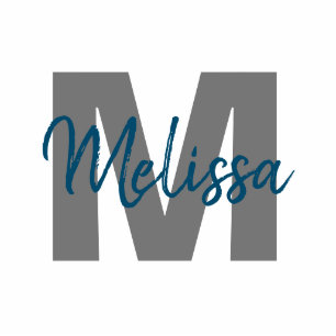 Personalisierter Monogramm-Magnet Fotoskulptur Magnet