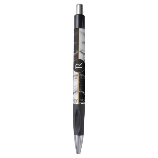 Personalisierter Monogramm-Marbelletstift Kugelschreiber (Vorderseite Vertikal)