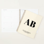 Personalisierter Monogramm-Name benutzerdefinierte Planer (Anzeige)