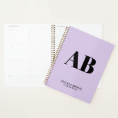 Personalisierter Monogramm-Name Benutzerdefinierte Planer (Anzeige)