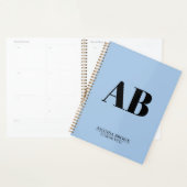 Personalisierter Monogramm-Name Benutzerdefinierte Planer (Anzeige)
