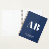 Personalisierter Monogramm-Name benutzerdefinierte Planer (Anzeige)