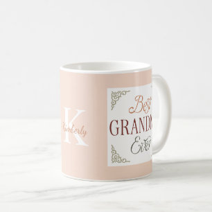 Personalisierter Monogramm-Name Beste Oma Aller Ze Kaffeetasse