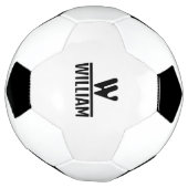 Personalisierter Monogramm-Name Fußball (Gedreht)