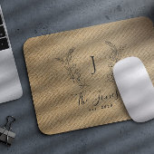Personalisierter Monogramm-Name Mousepad