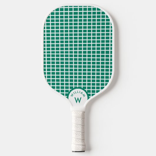 Personalisierter Monogramm Name Pickleball-String Pickleball Schläger (Vorderseite)