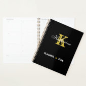 Personalisierter Monogramm-Name und Initialien-Pla Planer (Anzeige)