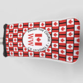 Personalisierter MONOGRAMM-Putter für die KANADISC Golf Headcover (Vorderseite)