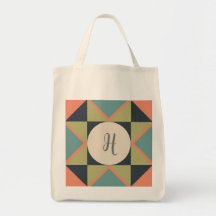 Personalisierter Monogramm-Quilblock