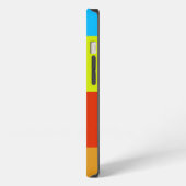 Personalisierter Monogramm Sommer Spaß iPhone Hülle (Linke Seite)