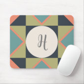 Personalisierter Monogramm Stallblock Mousepad (Mit Mouse)