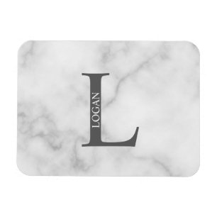 Personalisierter Monogramm- und Namensmagnet Magnet