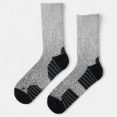 Personalisierter monogramm Vintager Glitzer glänzt Socken (Links)