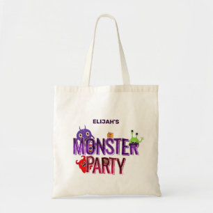 Personalisierter Monster-Party-Trick oder -Behandl Tragetasche